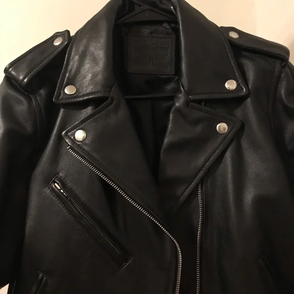 Levi’s Leather Moto Jacket - Picture 2 of 7